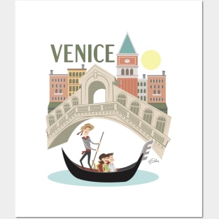 Gondola Ride in Venice Posters and Art